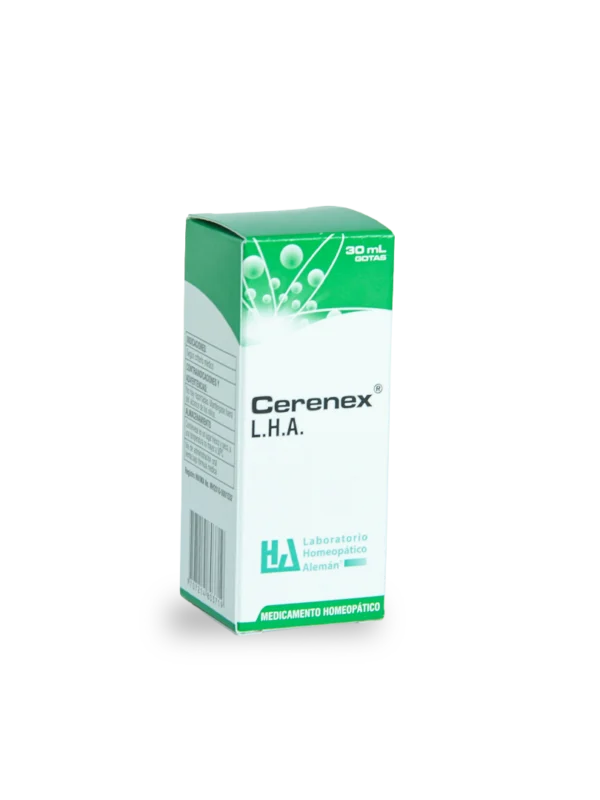 Cerenex LHA es un medicamento homeopático que apoya el manejo del estrés y la ansiedad leve, favoreciendo el equilibrio emocional y el descanso.