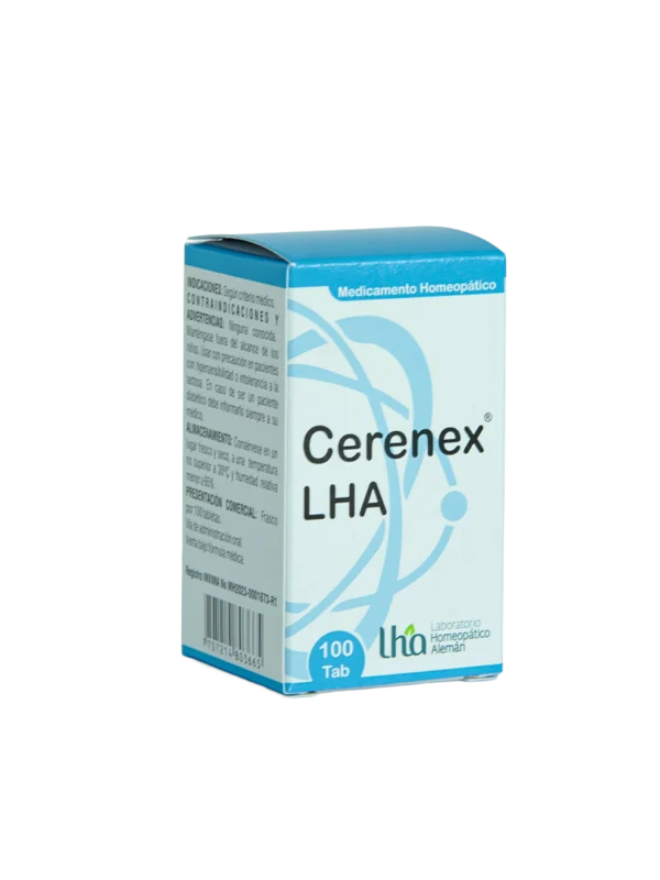 Cerenex LHA es un medicamento homeopático que apoya el manejo del estrés y la ansiedad leve, favoreciendo el equilibrio emocional y el descanso.