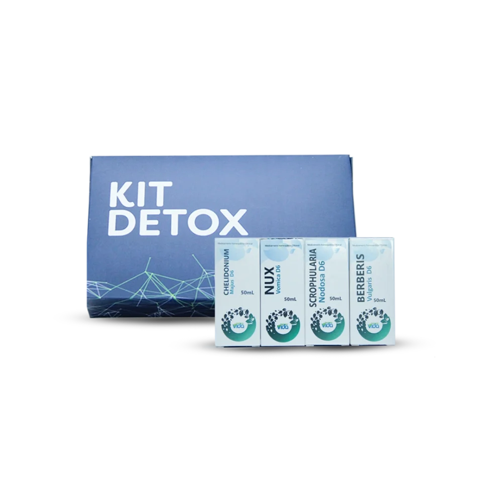 Kit Detox Homeovida suplemento homeopático para desintoxicación hepática y renal disponible en Colombia