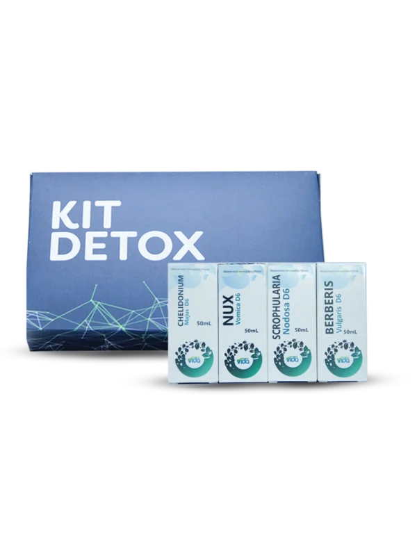 Kit Detox Homeovida suplemento homeopático para desintoxicación hepática y renal disponible en Colombia